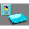 Bolsa 25 Plato Cuadrado Hondo Turquesa 17 cm PS