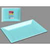 Bolsa 25 Bandeja Rectangular Turquesa 33 x 22,5 cm PS