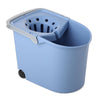 Cubo con Escurridor con Ruedas 13,5 L Azul