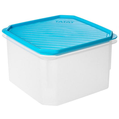 Contenedor de Alimentos 2,9 L Topflex Cuadrado Turquesa