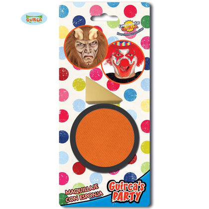 Maquillaje con Esponja Naranja 9gr.