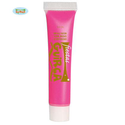 Tubo Maquillaje Crema Rosa Neón 10ml.