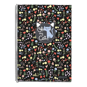 Cuaderno Folio Oh My Cat! By Miquelrius