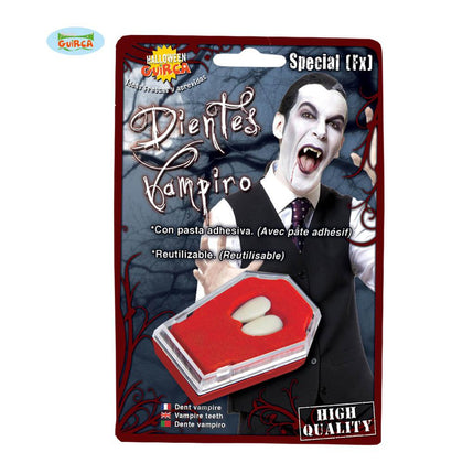 Colmillos Vampiro con Adhesivo