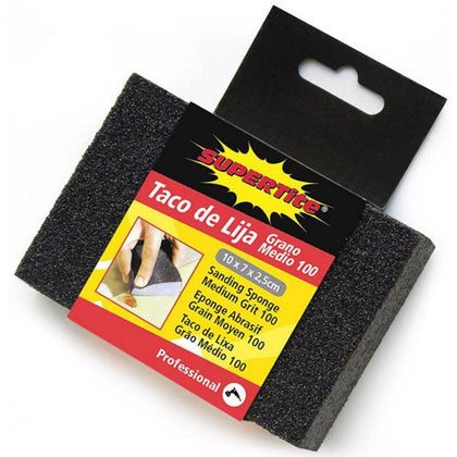 Taco Lija de 10 x 7 x 2,5 cm Grano Medio 100