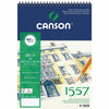 Album Espiral, 30 Hojas, A3, Papel Canson JA 1557, Grano Fino, 180g