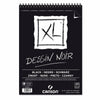 Álbum Espiral, Microperforado, 21x29,7 cm, 40 Hojas, XL Black, Grano Fino, 150g, Canson Negro