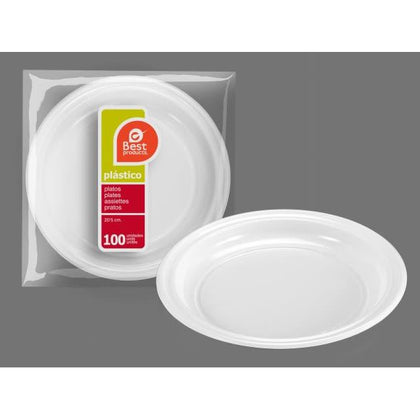 Bolsa 100 Plato Llano 20,5 cm PS
