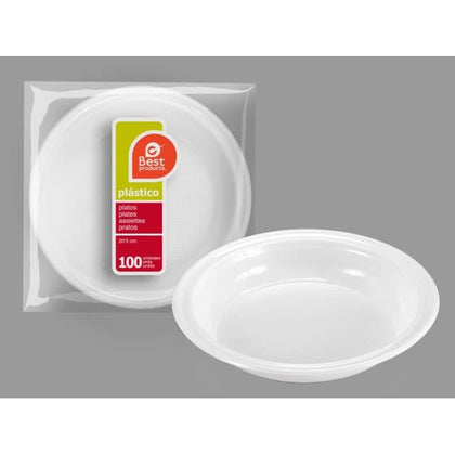 Bolsa 100 Plato Hondo 20,5 cm PS