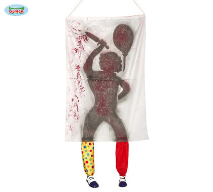 Sombra Payaso Con Zapatos 185x100cm