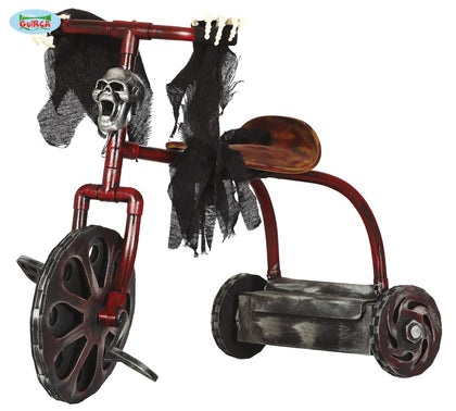 Triciclo Calavera Luz, Sonido y Movimiento 55x42cm