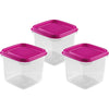 Fiambreiro Palermo Quadrado 0,3 L Set 3