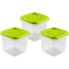 Fiambreiro Palermo Quadrado 0,3 L Set 3