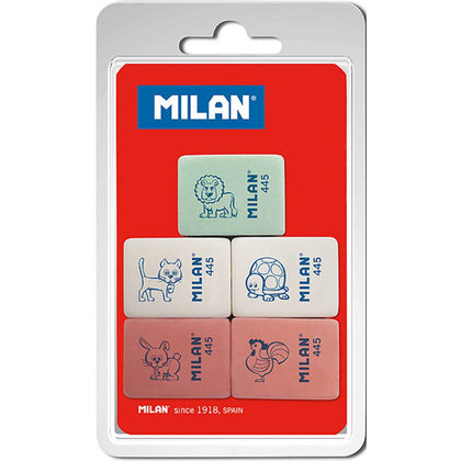 Blister 5 gomas de borrar Milan 445