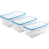 Fiambrera Hermética Retangular 0,75 L Set 3