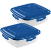 Fiambrera London Cuadrada 0,5 L Set 2