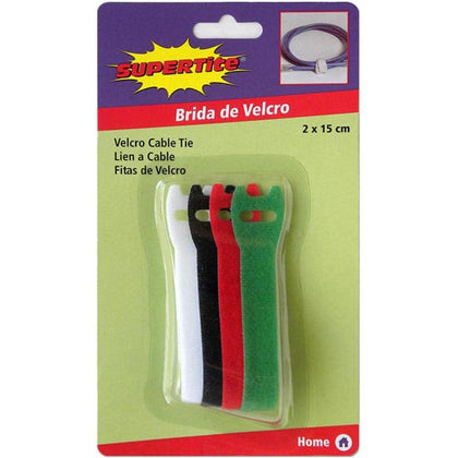 4 Bridas Velcro 2 x 15 cm