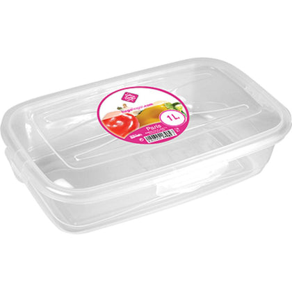 Fiambrera París Rectangular 1 L