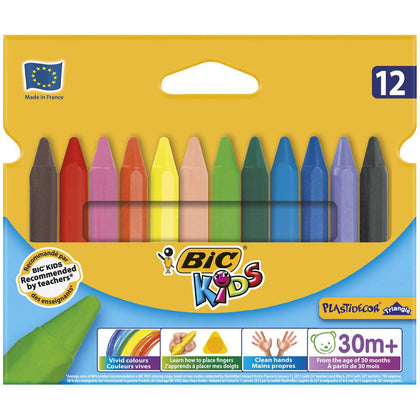 Caja 12 unidades Plastidecor Peques Bic Multicolor