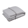 Manta Umea Plaid 130x160cm Gris Perla