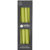 Pack 4 Velas 24,5cm Color sin Perfume