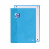 Cuaderno Espiral Microperforado Touch Pastel A4 Tapa Extra Dura 80 hojas Cuadrícula 5mm Oxford Touch Azul Pastel