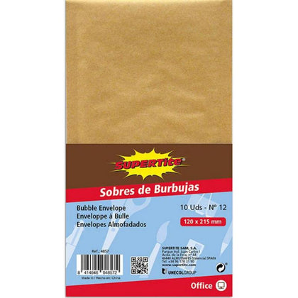 Sobres Burbuja N2 12 120 x 215 mm