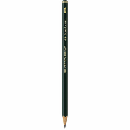 Lápiz CASTELL 9000 Graduación 5H para Escribir y Abocetar Faber Castell Negro