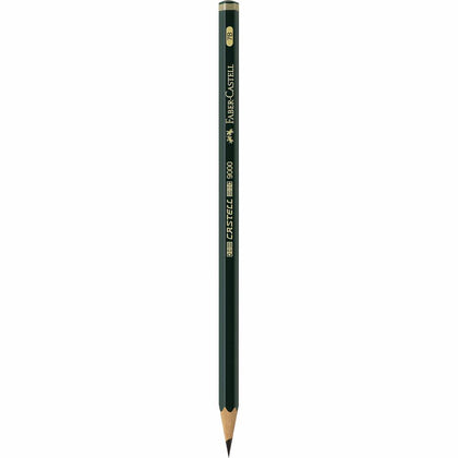 Lápiz CASTELL 9000 Graduación 7B para Escribir y Abocetar Faber Castell Negro