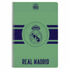 Libreta Folio Tapas Duras 80 Hojas Real Madrid Safta Verde