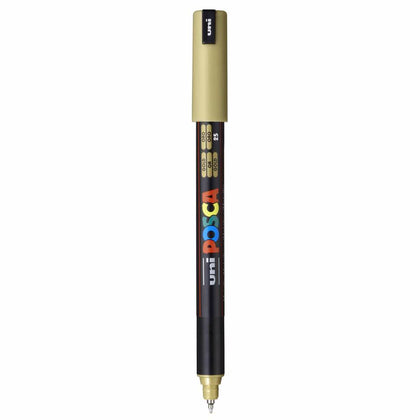 Marcador De Pintura Base Uni Posca al Agua 0,4 Mm. Oro