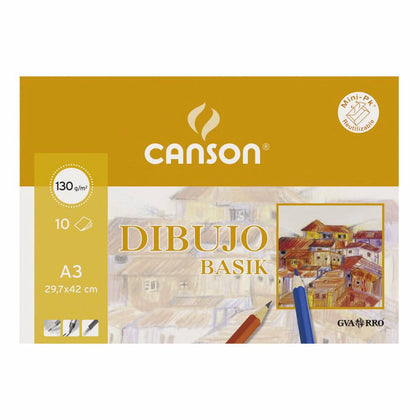 Minipack A3 10h. Guarro Dibujo Basik 130gr