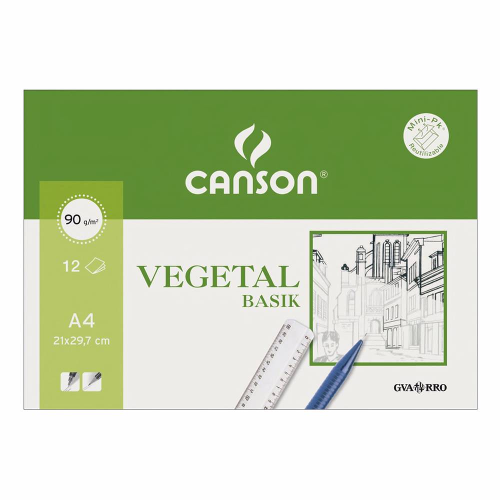 Comprar Minipack papel vegetal Basik Din A4 Canson Guarro · Guarro ·  Hipercor