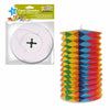 Farol Cilindrico Papel 15 cm Varios Colores