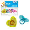 Set 4 Anillo Forma Corazón