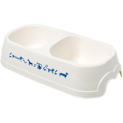 Comedero Chihuahua Oval Doble Decor Mascotas 0,5 L