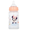 Biberón Cuello Ancho 240ml Tetina Silicona 3 Posiciones Minnie Indigo Dreams