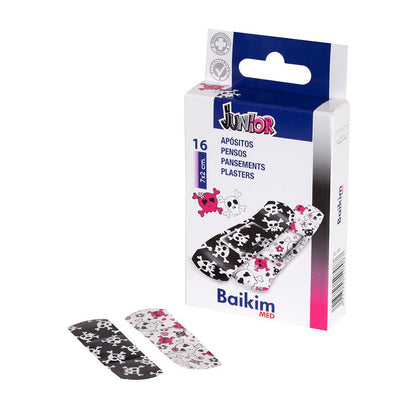 Apósitos Junior Calaveras 16Uds.