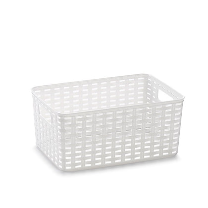 Cesta Rattan 10L 33x22cm Blanco