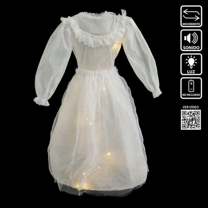 Vestido Fantasma con Luz Sonido y Movimiento 45x23x72cm