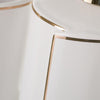 Set de Baño Gold Cerámica Blanca