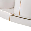Set de Baño Gold Cerámica Blanca