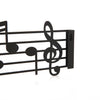 Colgador de Pared Musik Negro Metal