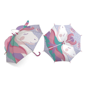 Paraguas 3D Unicornio 48cm