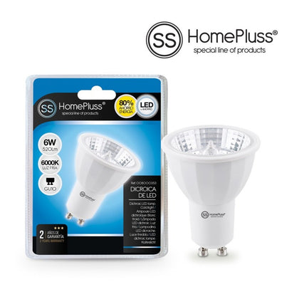 Lampara dicroica 6W GU10 6000K