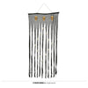 Cortina Negra Calaveras 90x180cm