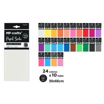 Papel Seda 50x60 cm 10 Unidades