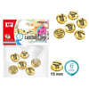 Cascabeles Oro 15mm 6 Unidades