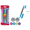 Pack 4 Marcadores Permanentes de Doble Punta 4 Colores