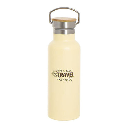 Botella Acero Inoxidable 500ml Travel Crema